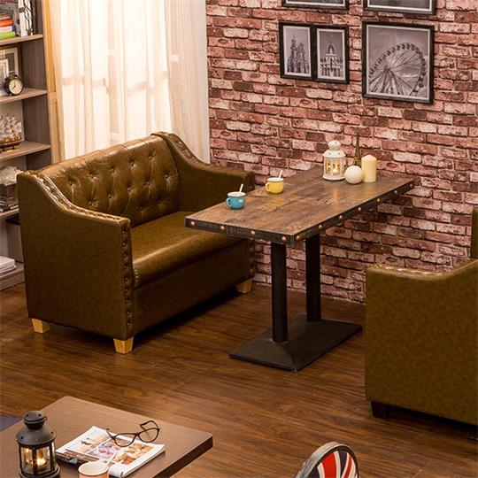 西餐厅卡座沙发