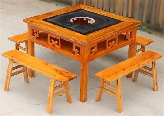 实木火锅桌椅