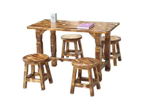 时尚风格食堂餐桌椅