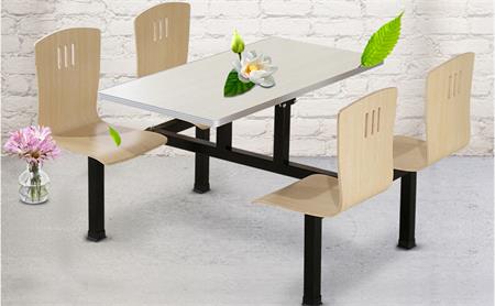 连体食堂餐桌椅