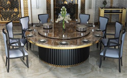 大理石火锅桌