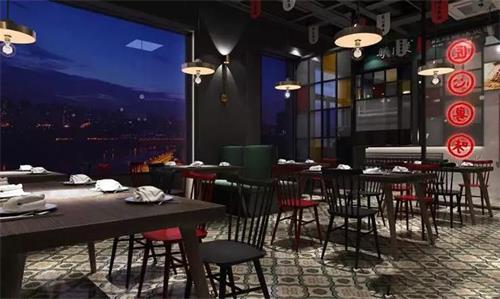 粤小煲猪肚鸡鲜汤火锅桌椅