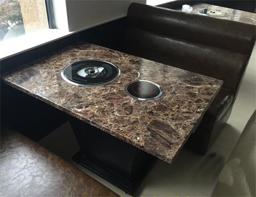 自助无烟烧烤桌子