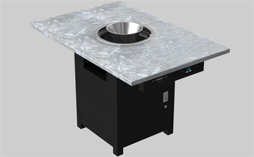 木炭无烟烧烤桌