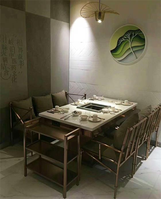 无烟火锅桌