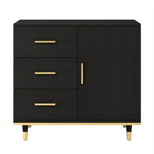 韩式简约现代实木餐厅火锅店备餐柜