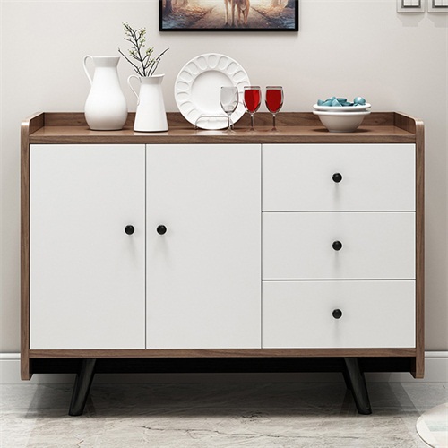 优质实木餐厅靠墙备餐柜家具定制