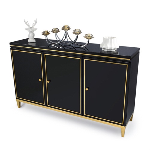 现代风格餐厅备餐柜轻奢定制