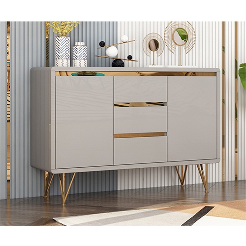 欧式现代时尚创意餐厅备餐柜厂家定制