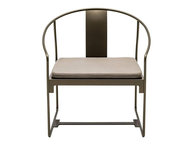 茶餐厅新中式简约不锈钢太师椅子