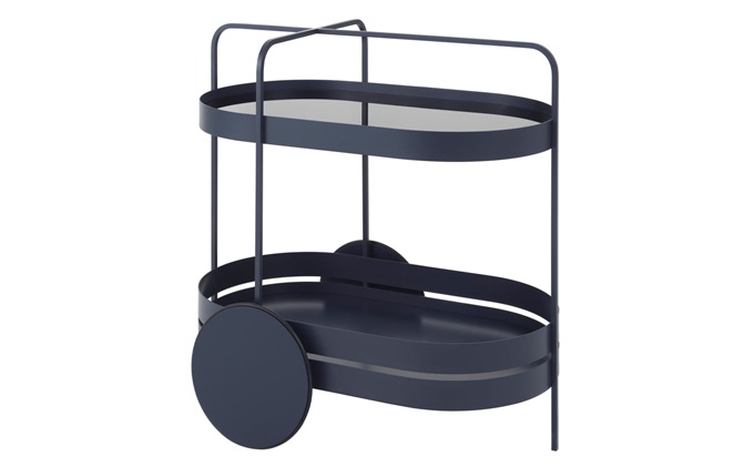 粤菜餐厅现代特色简约铁艺菜架