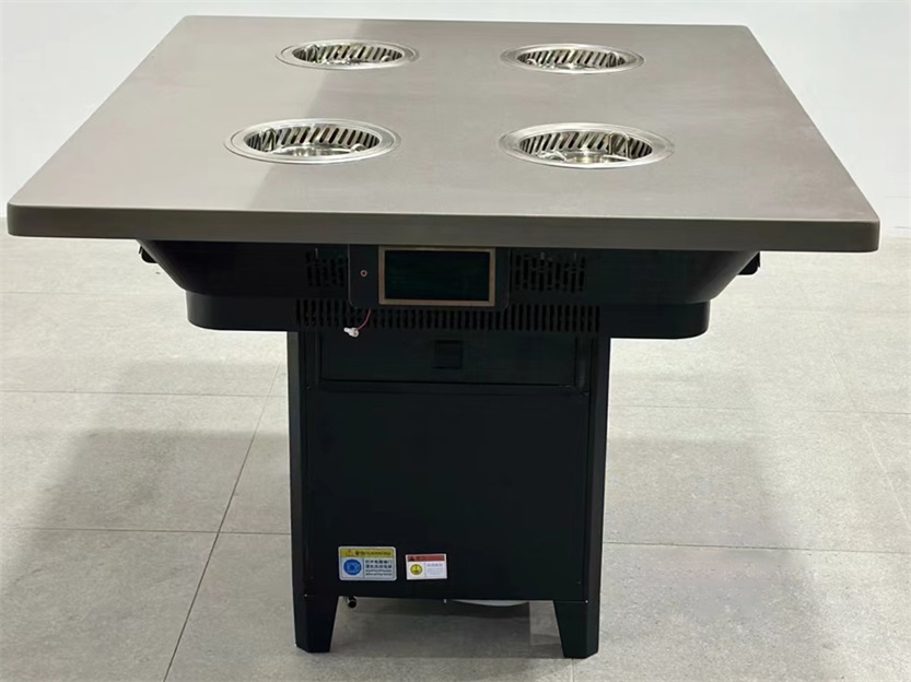 自助小火锅一人一锅大理石无烟净化火锅桌