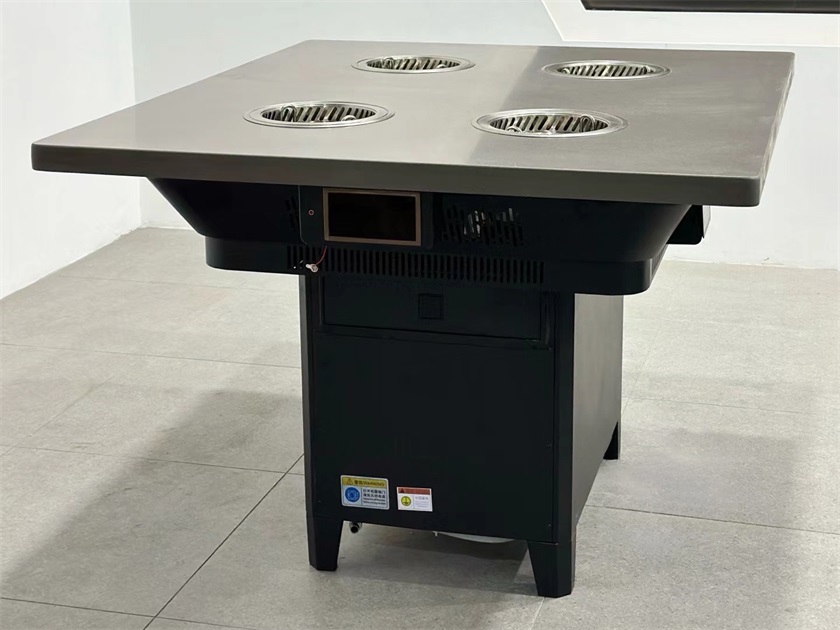 自助小火锅一人一锅大理石无烟净化火锅桌