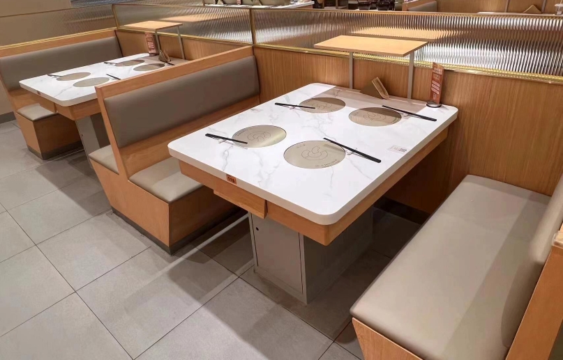 呷哺呷哺火锅一人一锅大理石小火锅桌