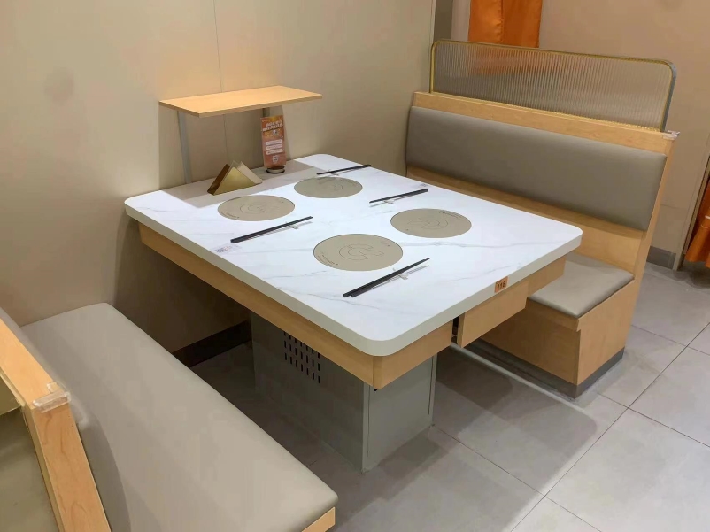 呷哺呷哺火锅一人一锅大理石小火锅桌