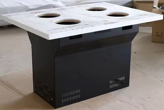 火锅店智能无烟净化一人一锅小火锅桌