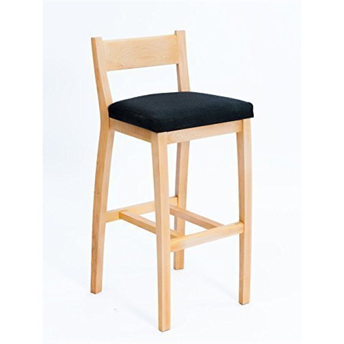 咖啡店日式现代简约实木高脚椅