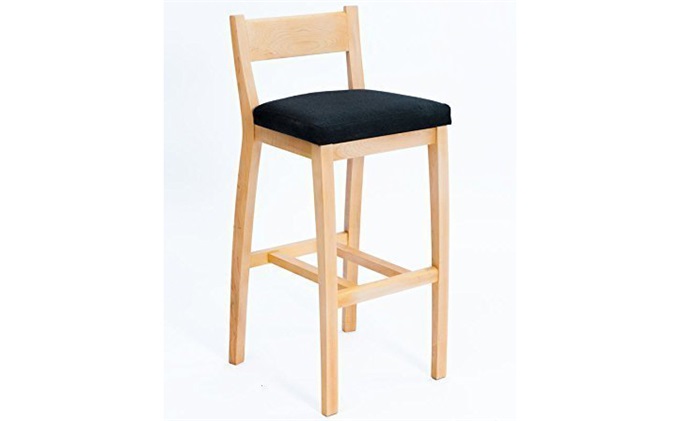 咖啡店日式现代简约实木高脚椅