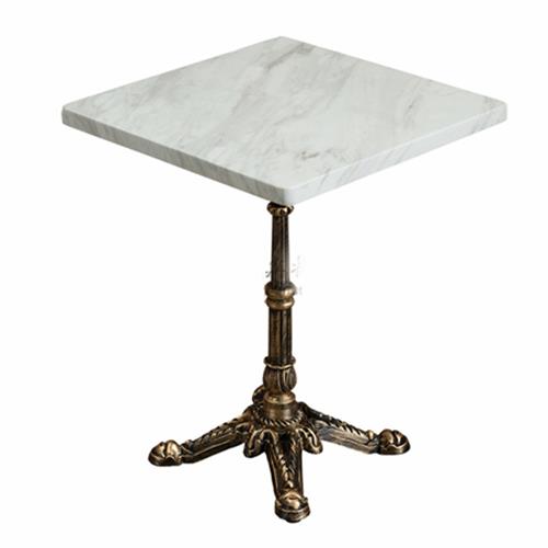 奶茶店北欧简约甜品店西餐厅大理石餐桌咖啡厅休闲餐桌