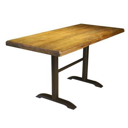 胡桃里美式乡村复古咖啡店实木餐桌