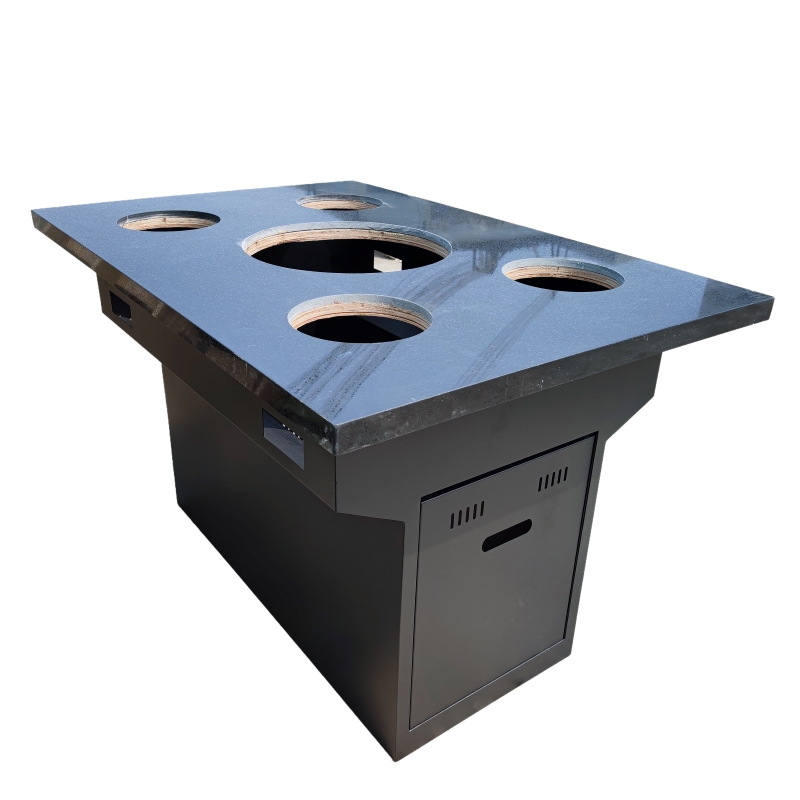 韩式自助火锅烧烤一体桌_无烟烤涮一人一锅火锅桌