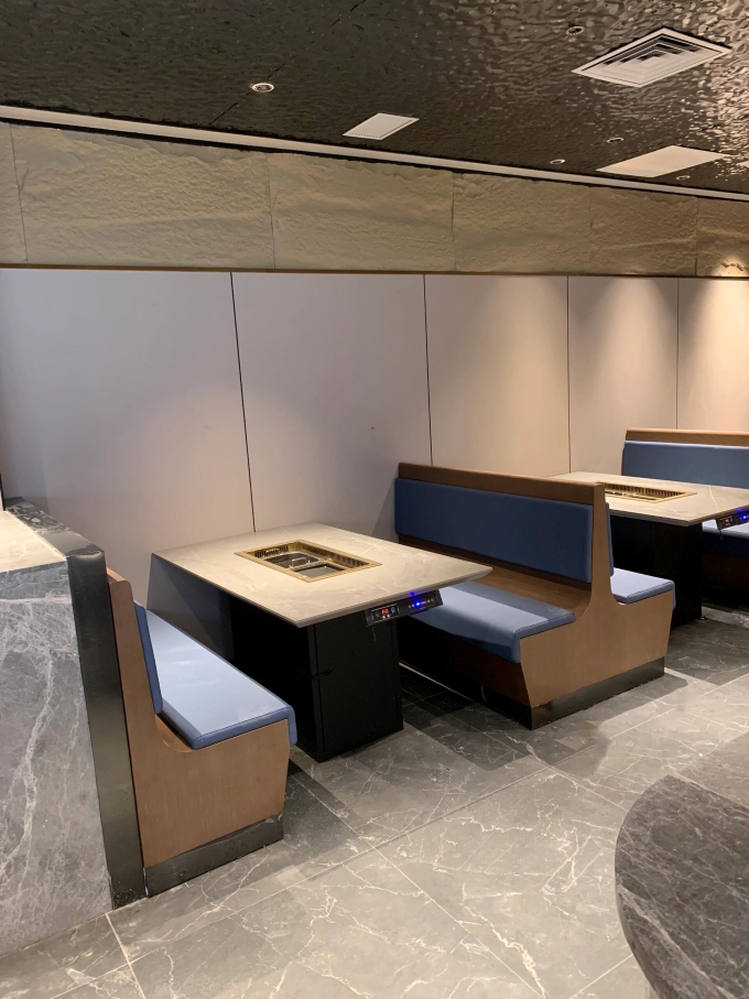 智能无烟净化火锅烧烤涮烤一体桌