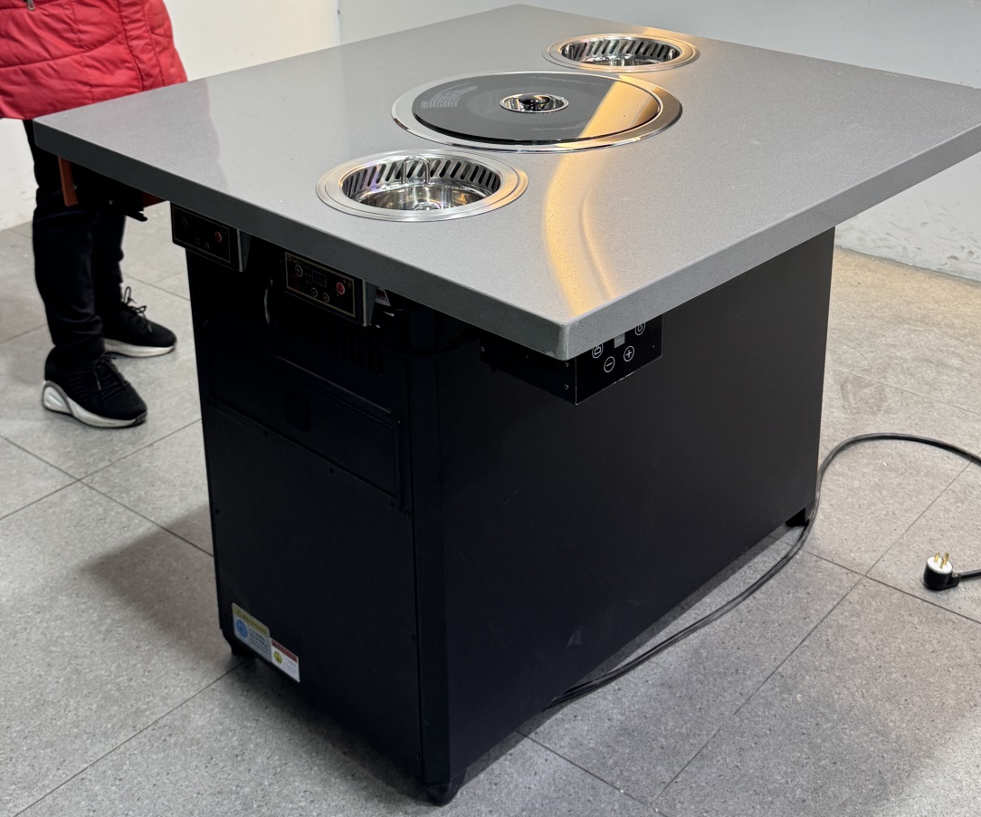 2人位自助小火锅烤肉餐厅无烟烤涮一体桌