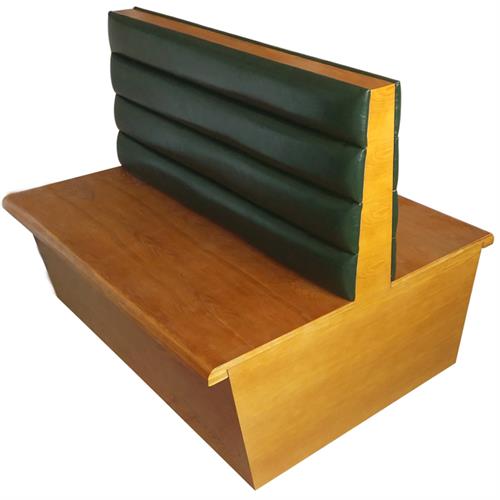 2019新款快餐店_火锅餐厅_咖啡厅双面实木卡座