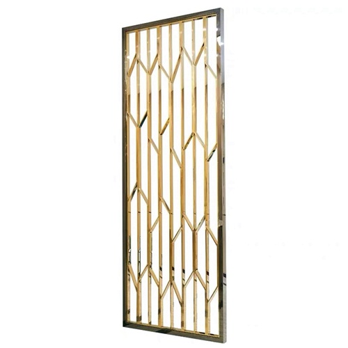 定制时尚简约不锈钢屏风隔断_不锈钢现代屏风