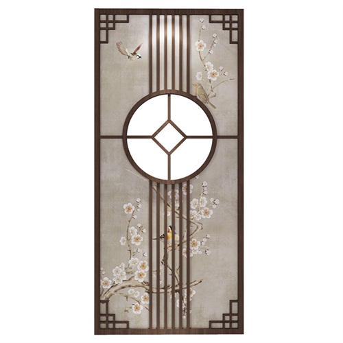 新中式时尚不锈钢屏风隔断装饰_不锈钢屏风加工厂