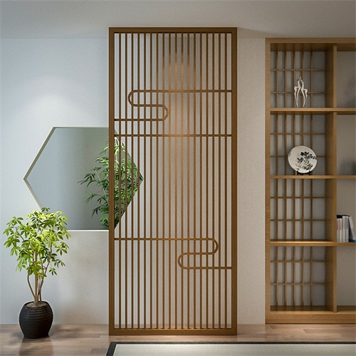 现代简约不锈钢屏风金属_不锈钢屏风加工定制