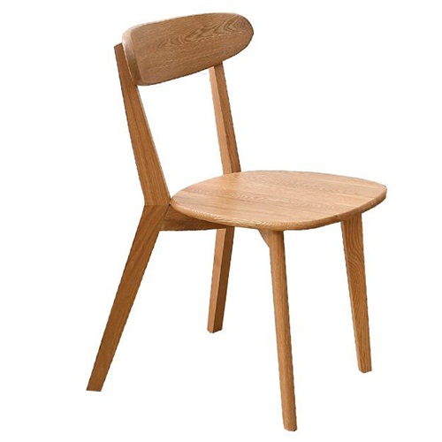 日式拉面店优质白橡木时尚实木餐椅