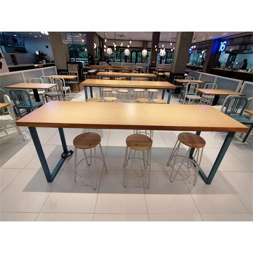 员工餐厅职工食堂桌椅_公司食堂饭堂家具