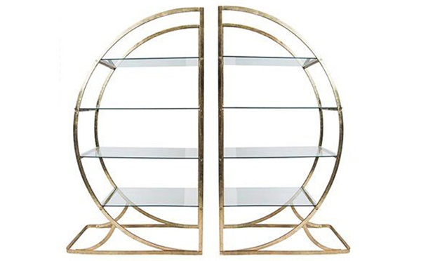 欧式拉丝钛金不锈钢时尚_不锈钢书柜定制