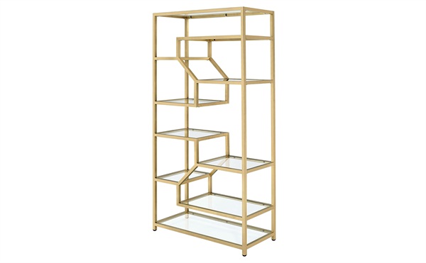 办公室不锈钢钢化玻璃书架_不锈钢书架加工厂