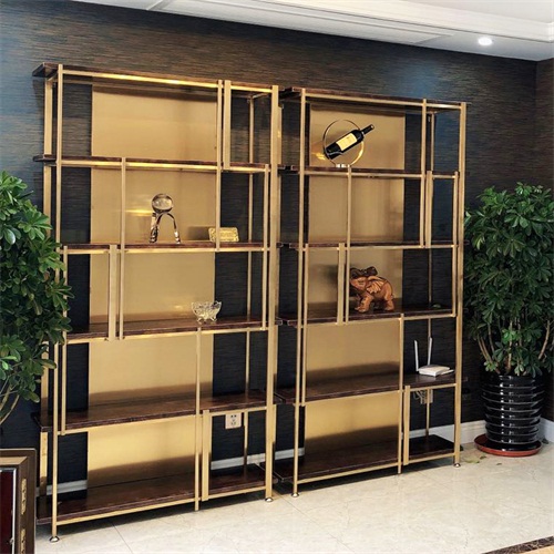 书店不锈钢书柜书架多层_不锈钢书架厂家定制