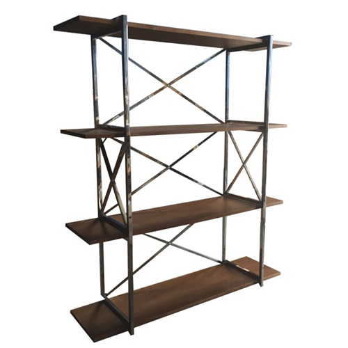 欧式图书馆不锈钢书架时尚_不锈钢书架生产设计