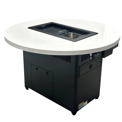 韩式自助烤肉店无烟净化火锅烤涮一体桌