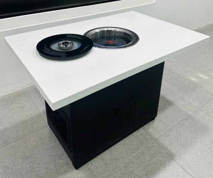 自助烤肉店无烟净化电烤烤肉桌