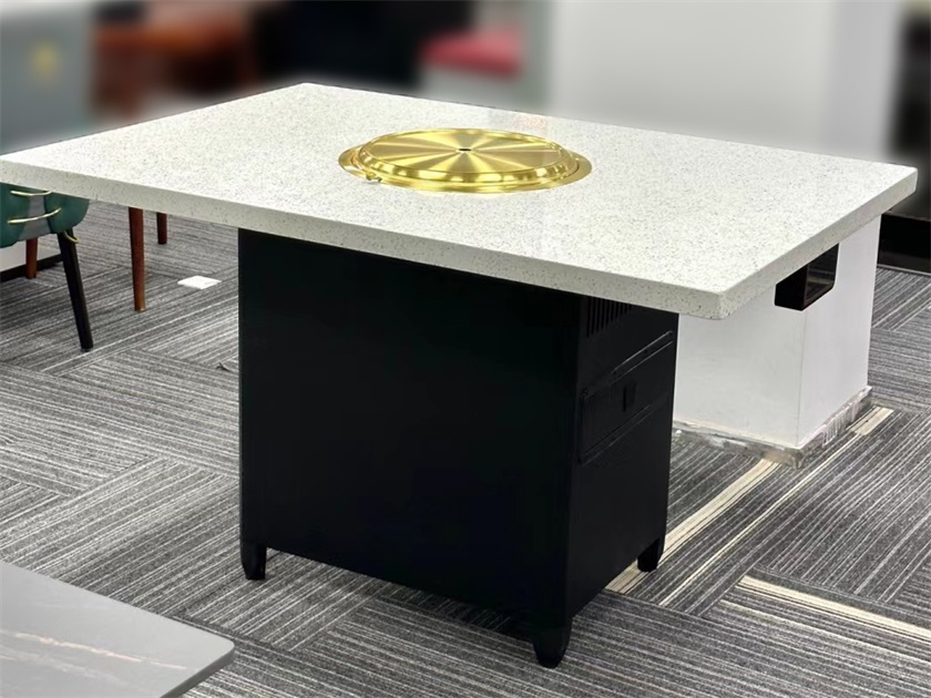 韩式自助烤肉店下排烟炭火烤肉无烟净化烤肉桌