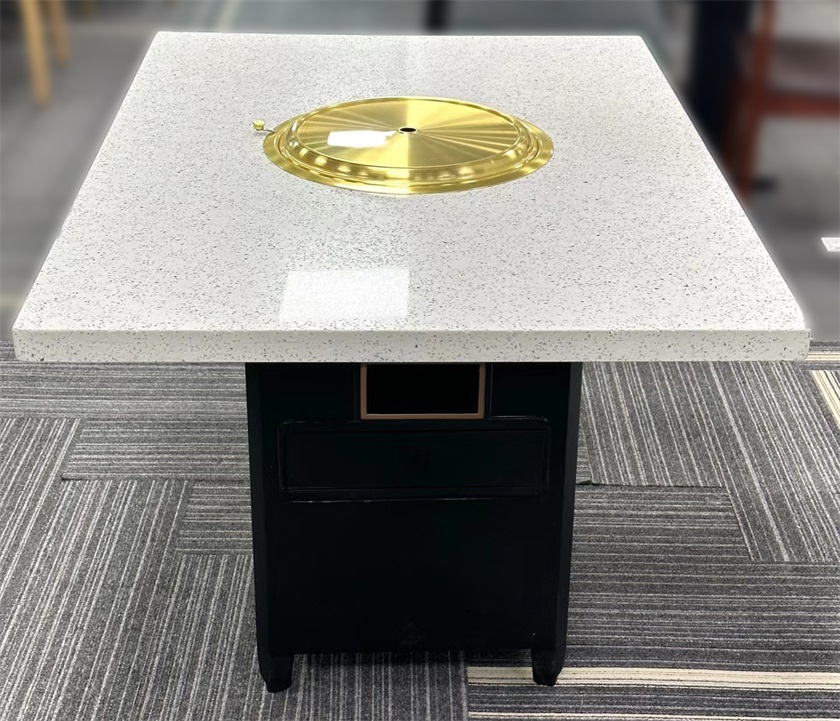 韩式自助烤肉店下排烟炭火烤肉无烟净化烤肉桌