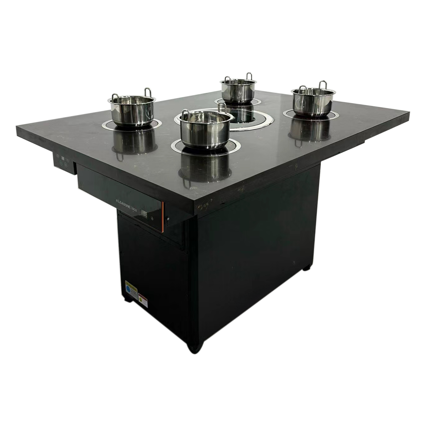 自助火锅烧烤店一人一锅无烟烤涮一体桌