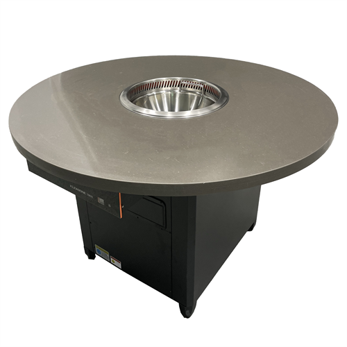 圆形无烟火锅桌｜内置净化系统｜CE/UL认证可出口