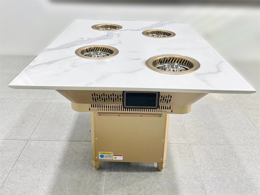 自助火锅餐厅一人一位无烟净小火锅桌