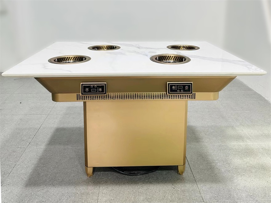 自助火锅餐厅一人一位无烟净小火锅桌