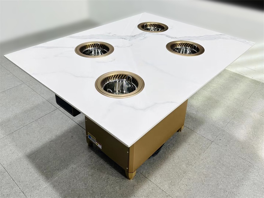 自助火锅餐厅一人一位无烟净小火锅桌