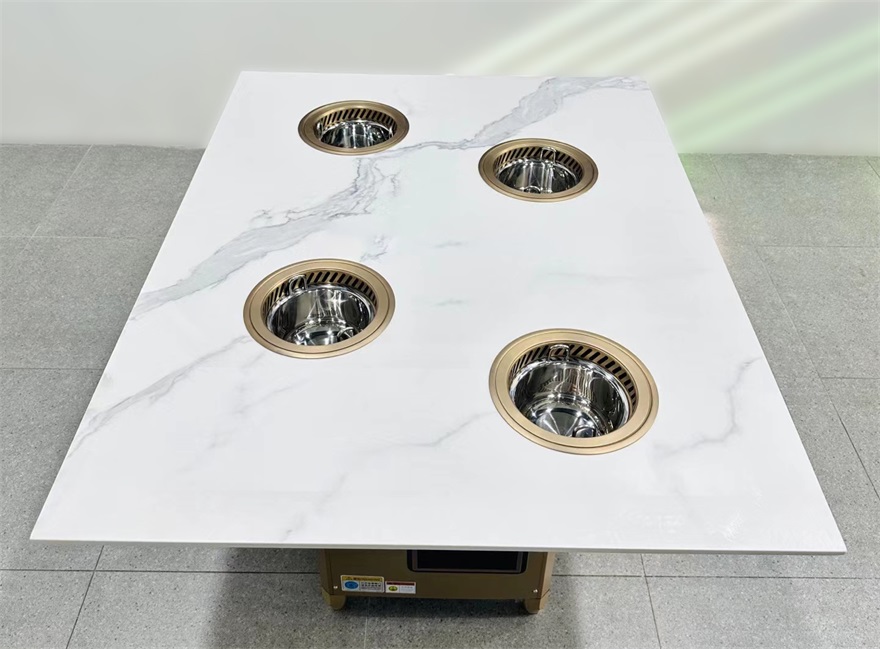 自助火锅餐厅一人一位无烟净小火锅桌