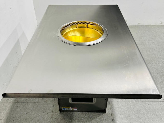 不锈钢智能无烟净化火锅桌