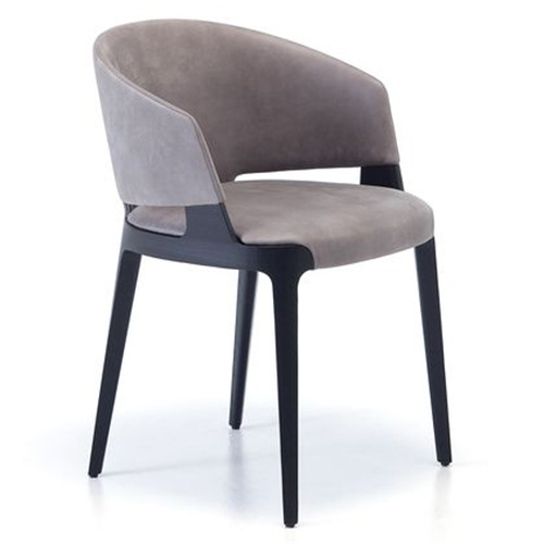 高端西餐厅西欧现代实木靠背椅