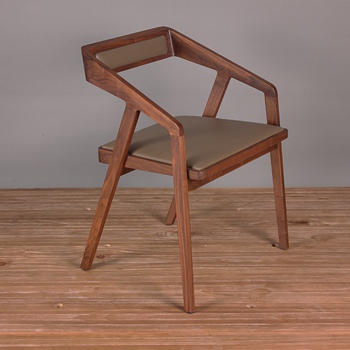 北欧原木色进口实木西餐椅-实木西餐椅厂家定制直销